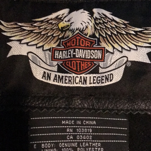 Harley-Davidson Belted Leather Jacket - Picture 13 of 13